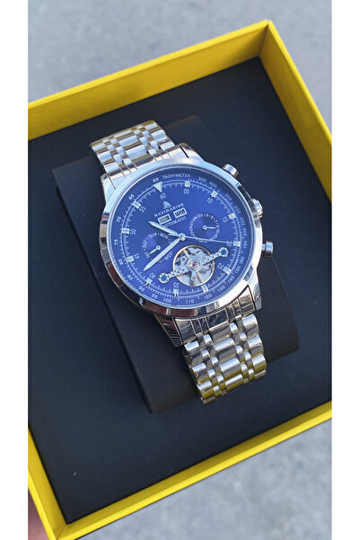 Navimarine Automatic All Functions Active Steel Men's Wristwatch Turbulent Dial