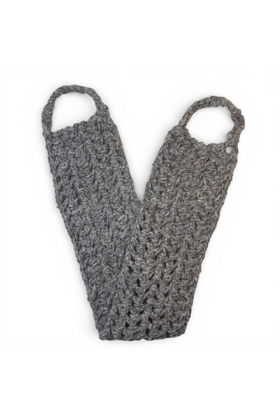 Melih AKSU Doğal Keçi Kılı Düz Askılı Hamam Kesesi – Peeling Etkili