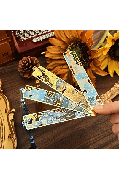 Salt Art Van Gogh - Claude Monet Premium Kitap Ayraçları 4'lü Set