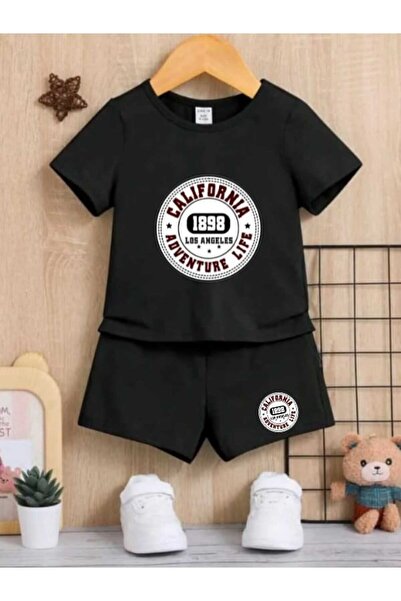 Nice Clothes Παιδικό Σετ Φόρμας με Κουκούλα UNISEX ΣΤΡΟΓΓΥΛΟ ΣΧΕΔΙΟ ΚΑΛΙΦΟΡΝΙΑ