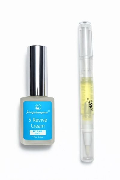 fengshangmei Nail Care Set – 5 Revive Cream + Cuticle Oil Pen