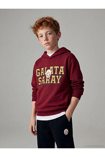 LC Waikiki Lcw Kidsred Printed Boys' Sweatshirt