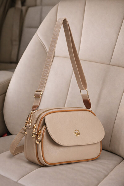 Adelina Bags Women's Crossbody Bag with Flap and Zipper, Multi-Compartment Sh...