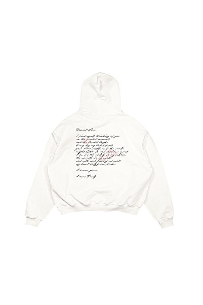 lethestudios هودي بقلنسوة من شير أمور بتصميم بكسيل