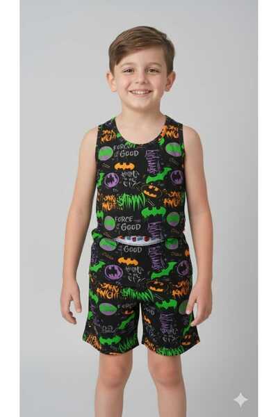 azram Cotton Combed Men's Children's Athlete Boxer Set