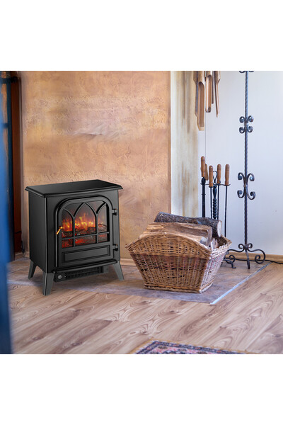 stratecht Dekoratif Ayaklı Şömine 2 kademeli (950W – 1950W) Gerçek Alev Hissi...