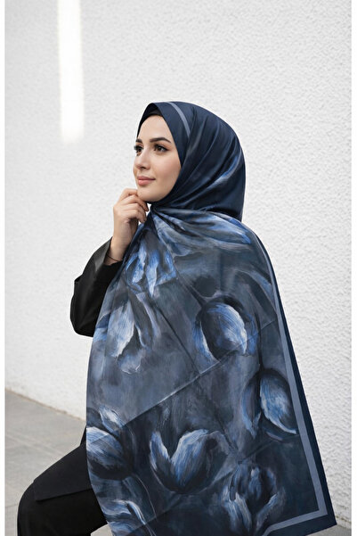 SETAB SCARFS Bursa İpeği Şal - Lale Desen - New Collection
