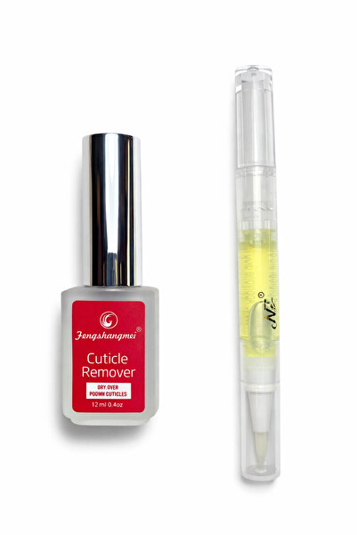 fengshangmei Cuticle Care Set – Cuticle Remover + Cuticle Oil Pencil, Profess...