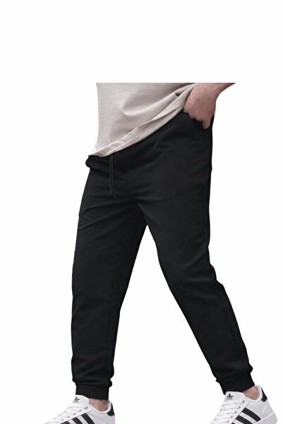 SAAT TEKSTİL Basic Comfortable Fit Sweatpants – Casual & Sports (Ribbed Cuffs)