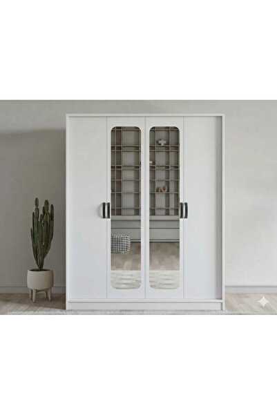 FUHO Yasmin Gardırop Beyaz