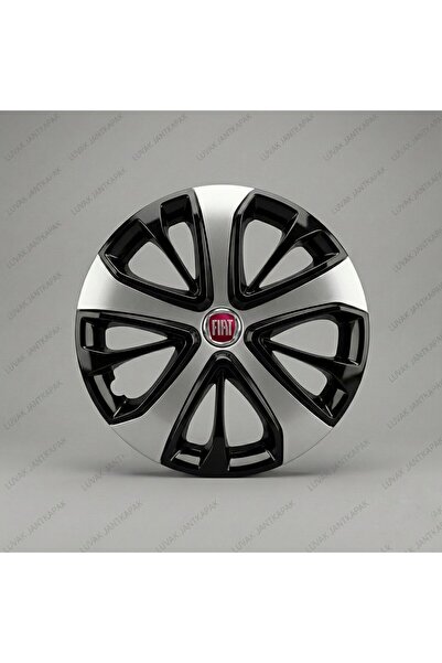 JANT FİAT Linea Uyumlu JantKapağı - 15 İnç - 1 Takım (4 adet) - Çelik görünüm...