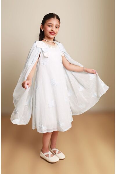 gmax Girls' dress with open sleeves