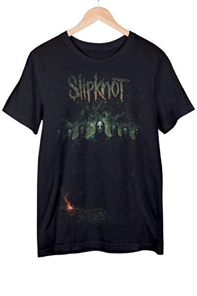 Texclusive Slipknot Tshirt Black Unisex T-Shirt Cotton Combed Cotton