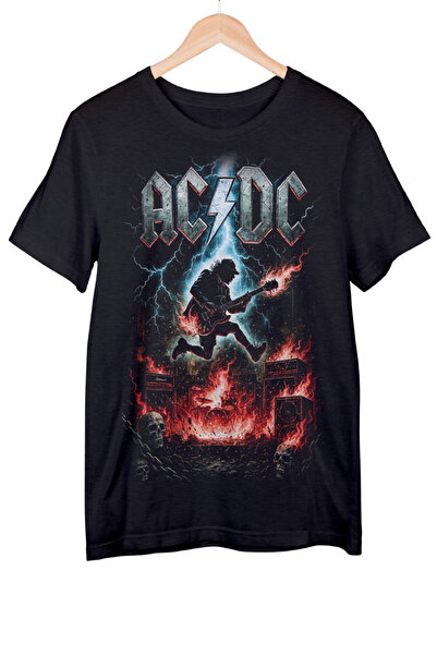 Texclusive Μπλουζάκι AC/DC Μαύρο Unisex