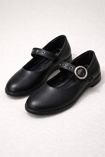 Slipcat Stylish Design Buckle Elastic Classic Ballerina Shoes