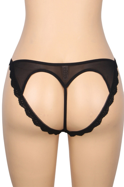 Lingerie and Fashion Style سروال داخلي من الدانتيل الشبكي