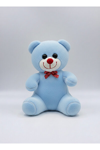 Velura Sevimli Peluş Ayıcık 25cm Papyonlu Uyku Arkadaşı