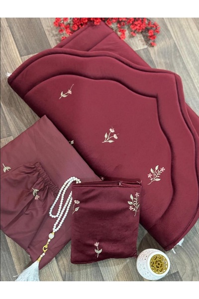 STAYILK DRESSES Serenity prayer set, pink, with a pleated sheet