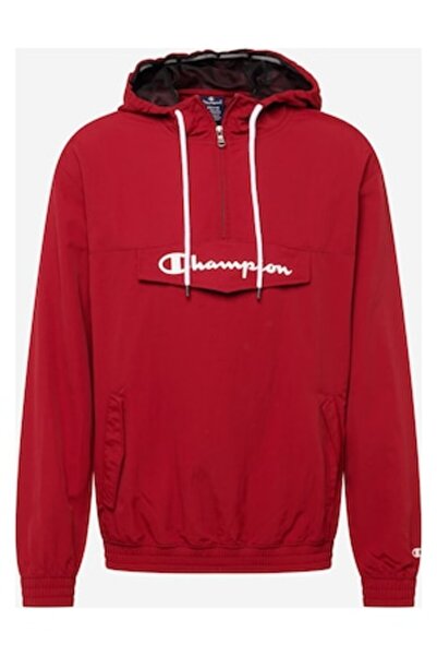 Champion Men's Jacket, Windproof, Red, M