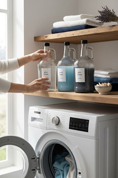 ANJEAHOME Rioja 3-Pack |   3 Lt Glass Gallon Liquid Detergent Storage Contain...