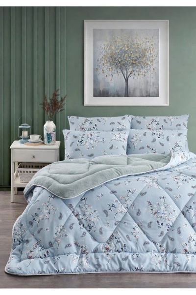 SUVAY Double Welsoft Quilt Set |   2 Pillowcases with Gift, Double Sided - Et...