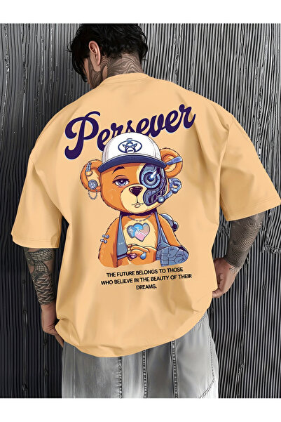 GHZAL Home Collection Oversize Printed Men's T-Shirt