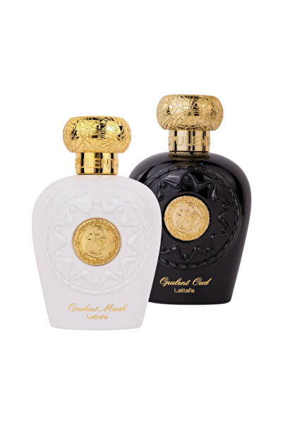 lattafa Pachet 2 parfumuri 100ml: Πλούσιος Μόσχος + Πλούσιο Ούτι