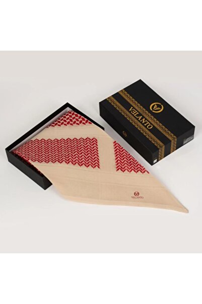 GENERAL Flanto Mix Shemagh Red Beige