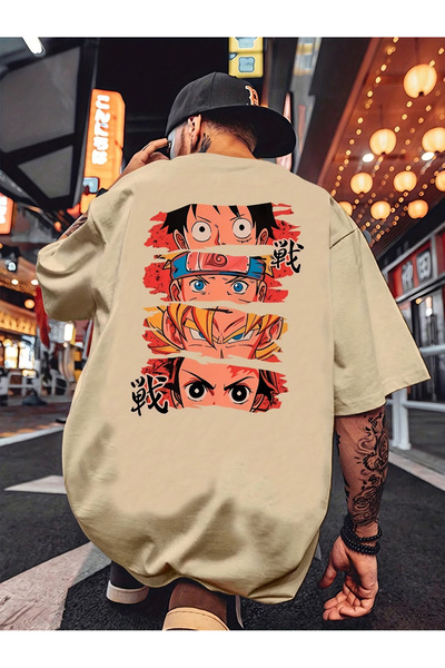 GHZAL Home Collection Unisex men's/women's custom printed oversized cotton cr...