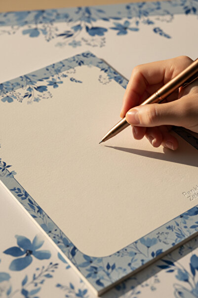 Renkli Zeka A5 Floral Notepad – 110 Gr Thick Paper Notepad 50 Sheets Notepad