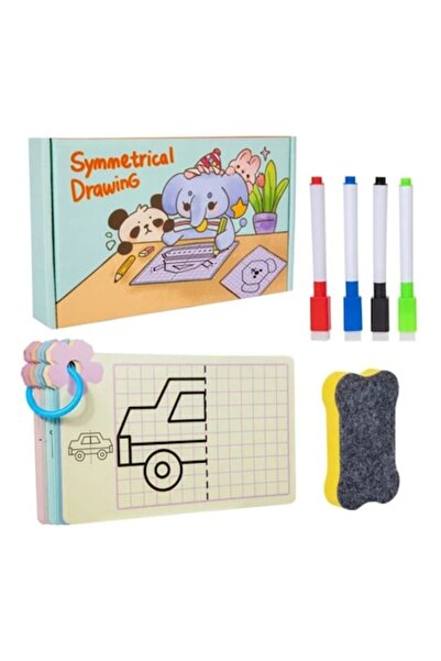 MASHASHOP Educational Game Write and Erase Symmetric Drawing