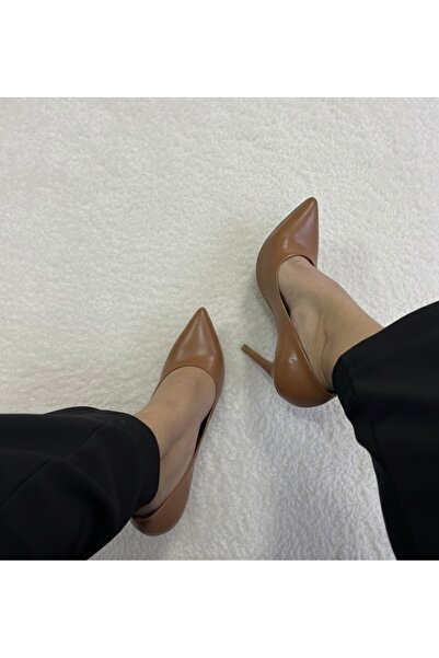 Çolo Your Shoe İnce Topuk Taba Stiletto