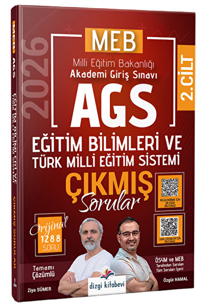 Dizgi Kitap YENİ AGS 2026 MEB AGS Eğitim Bilimleri Türk Milli Eğitim Sistemi ...