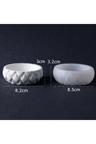 Choice15 قالب سيليكون لصنع مزهرية يدوية الصنع، قالب خرساني للعلاج العطري، قال...