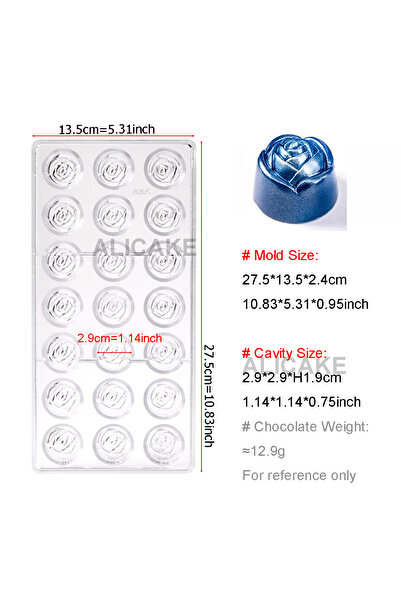 Choice قالب شوكولاتة كروي من البولي كربونات، رقم الموديل 2066-SWT0405، على شك...