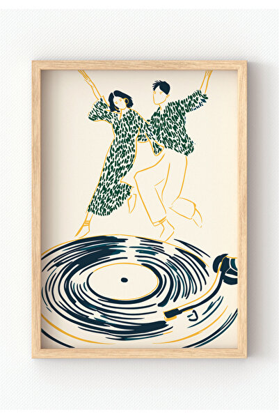 MIOVI WORKS Love Dance Recording | Çerçeveli Dans & Plak Müzik Temalı Salon D...