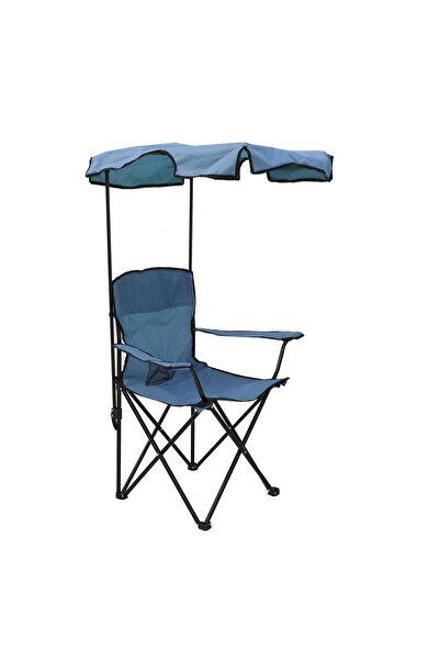 OEM Scaun pescuit, camping, pliant, structura metalica, cu protectie solara, ...