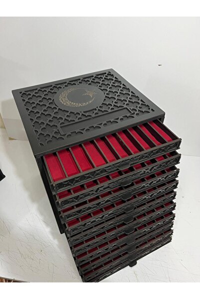 Atlassdizayn Kişiye Özel Ahşap Tesbih Kutusu (100 Tesbih)