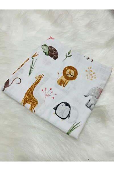 Eylülce Butik Multi-Purpose Muslin Blanket & Blanket 100% Cotton Oeko-Teks Ce...