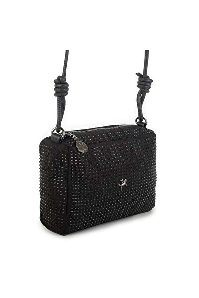 Sargınlar Geantă Nas pentru femei, tip crossbody, negru piatră