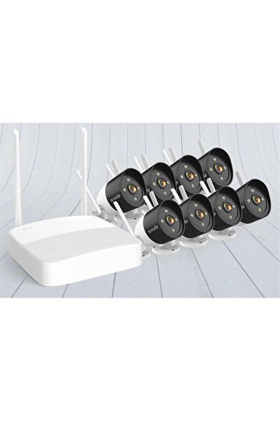 Tenda K8W-3TC 8 Kanal NVR Kayıt Cİhazı + 8 Adet Outdor Ip Wifi Bullet Kamera Set