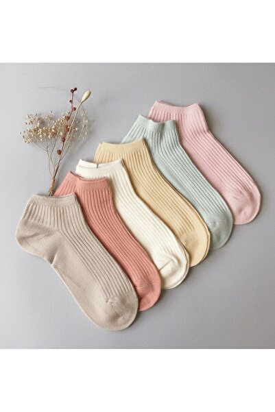 H&N Economical Pack of 6 Derby Women's Short Booties Socks Set