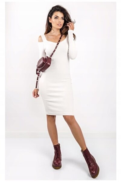 Guess Rochie de damă, albă, cu bretele