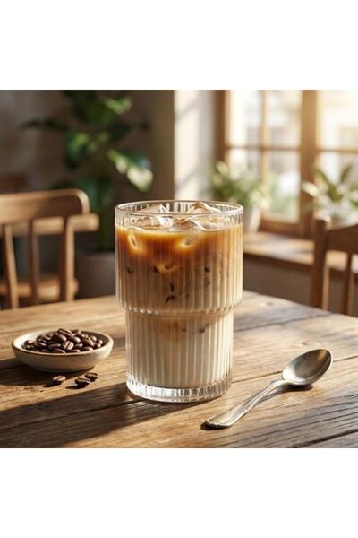 Nacario NrcrioShop 1 قطعة كوب متين من البوروسيليكات بسعة 280 مل على طراز الأو...