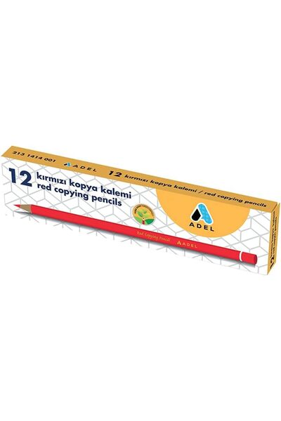 Yıldızan Esnshop Red Copy Crayons, Set of 12, Bright Colors, Easy to Open, Du...