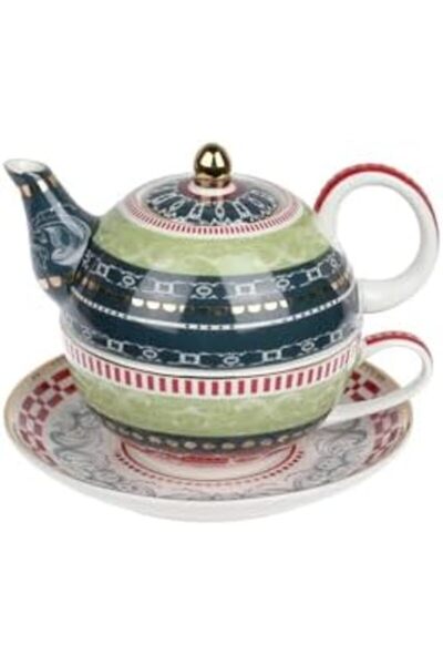 Nacario Nrcrioshop Art Lancelot Single Teapot & Cup Set 1201248