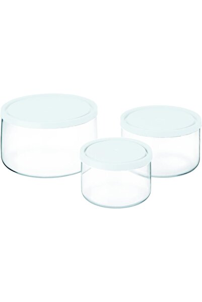 Yıldızan مجموعة حاويات تخزين زجاجية من البوروسيليكات مكونة من 3 قطع من esnsho...