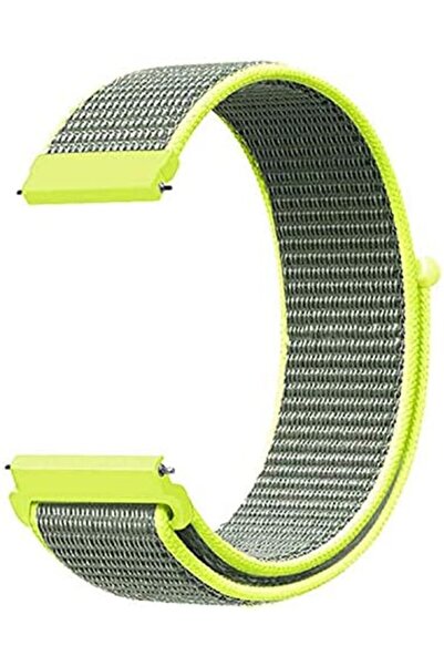 Nacario Nrcrioshop Woven Sport Loop with Mesh Cord for Honor 2 46mm Yellow [C...