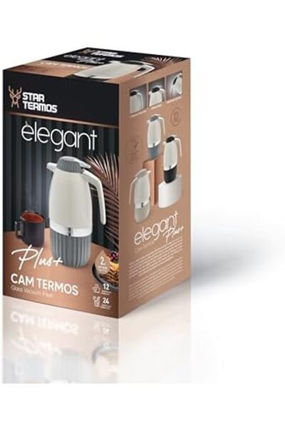 Nacario ترموس زجاجي سعة 2 لتر من سلسلة ستار من نركريوشوب 1201248