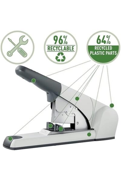 Nacario Nrcrioshop Stapler 120 Sheet Capacity, Gray 1201248